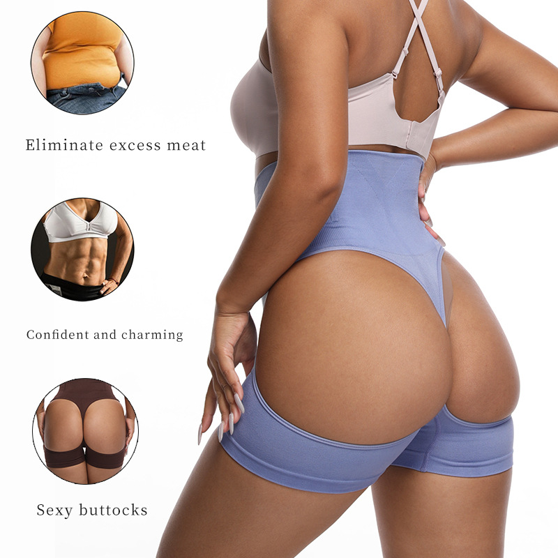 Seamless Underwear Women - 3枚組 レディース ハイウエスト シェイプアップショーツ ヒップアップ シームレス