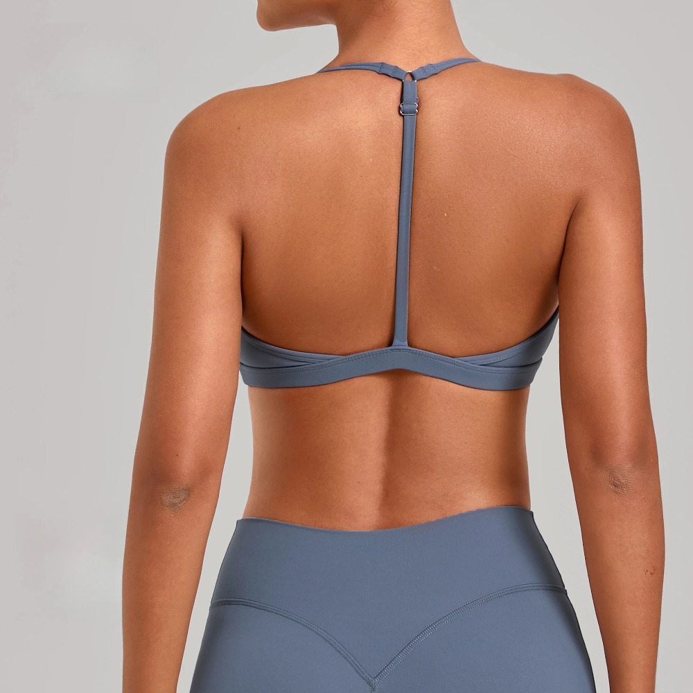 ジムワークアウトフィットネストップ調節可能なストラップヨガブ - Sports Bra High Impact のレビューと価格