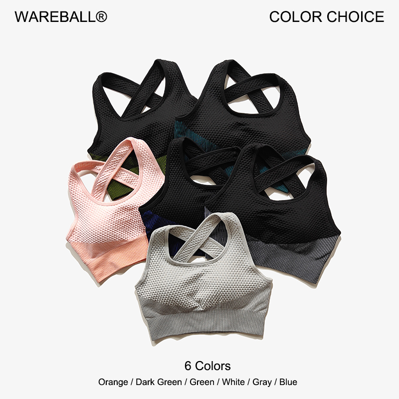 女性のためのセクシーなパッド入りクロスストラップ,通気性のあ - Sports Bra High Impact のレビューと価格