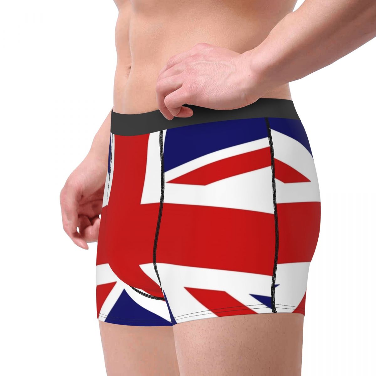 男性のセクシーな英国国旗下着ボクサーブリーフ男性ソフトショー - Boyshort Underwear のレビューと価格
