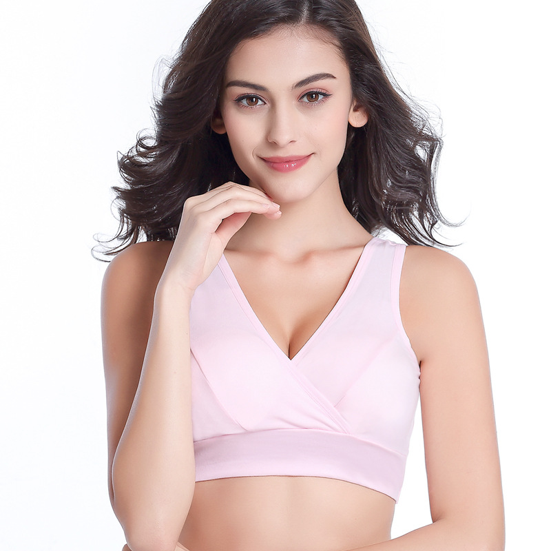 マタニティ無地タンクトップ型ワイヤレス授乳用スリープブラ、パ - Nursing Bra Sleep のレビューと価格