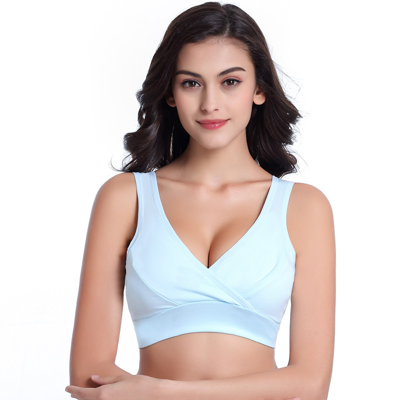 マタニティ無地タンクトップ型ワイヤレス授乳用スリープブラ、パ - Nursing Bra Sleep のレビューと価格