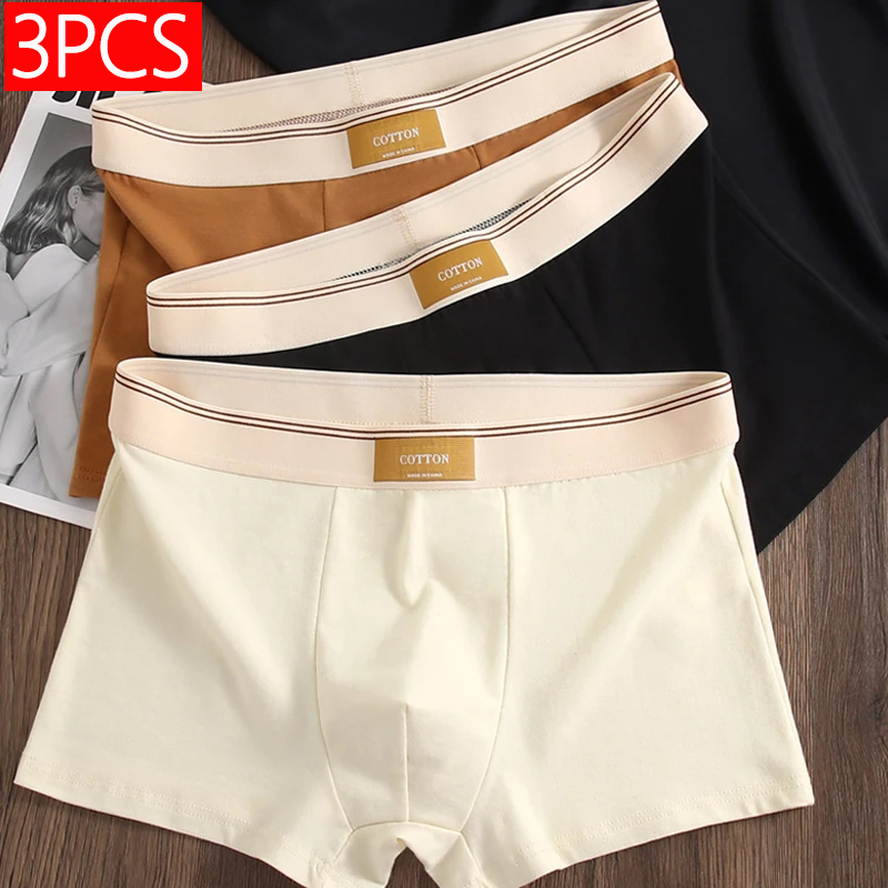 3 個男性下着綿ボクサーショーツ Hombre パンティー男 - Boyshort Underwear のレビューと価格