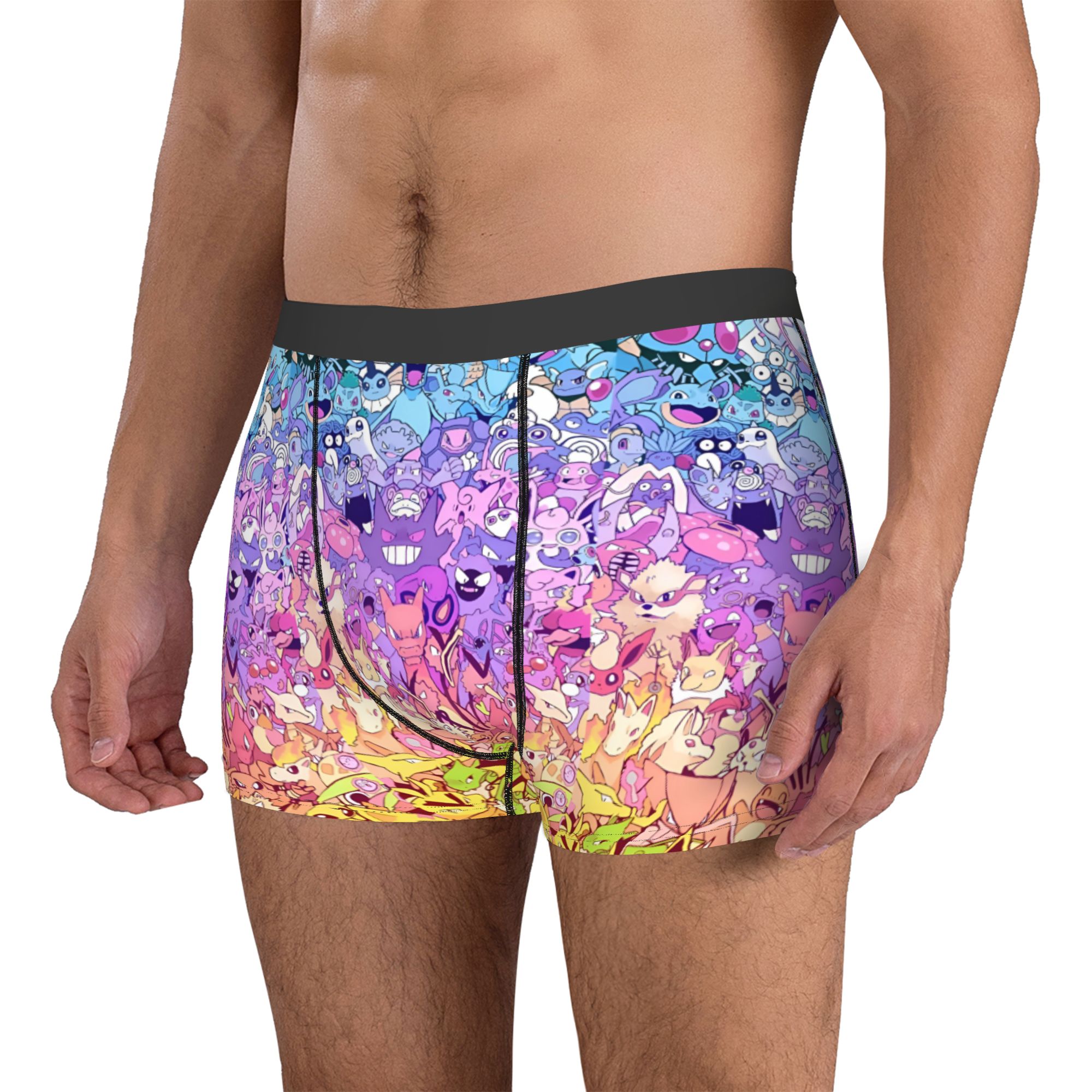 カスタムB-Bikachuesホットマンガ下着男性用プリント - Boyshort Underwear のレビューと価格