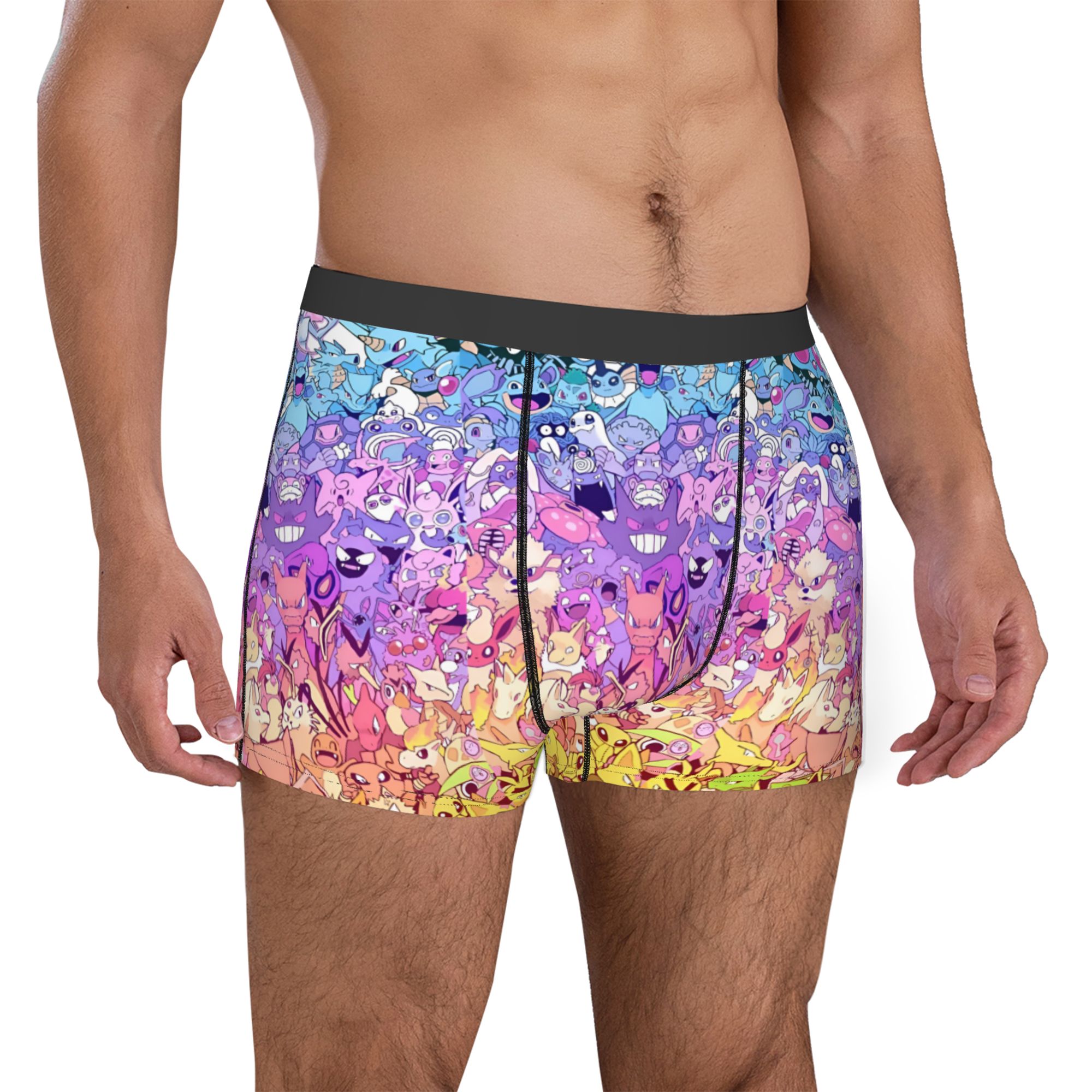 カスタムB-Bikachuesホットマンガ下着男性用プリント - Boyshort Underwear のレビューと価格