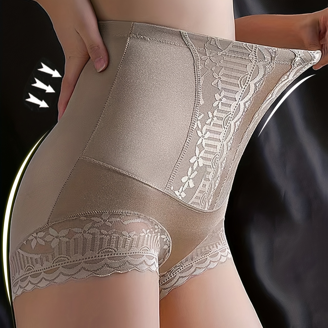 女性用、ハイウエスト、シームレス、産後用、シェイプウェア、コ - Seamless Underwear Women のレビューと価格