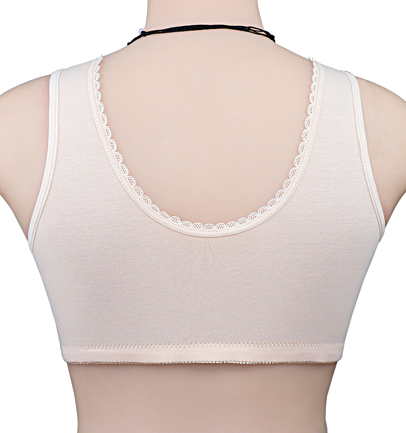 女性用、全面カバー、前留めタイプ、ワイヤーなし、パッドなし、 - Bralette Wireless Soft のレビューと価格